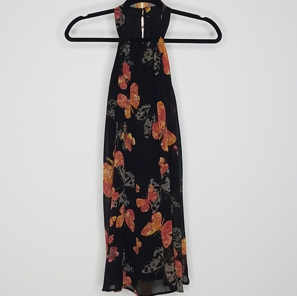 Butterfly Halter Dress Small - Picture 1 of 7